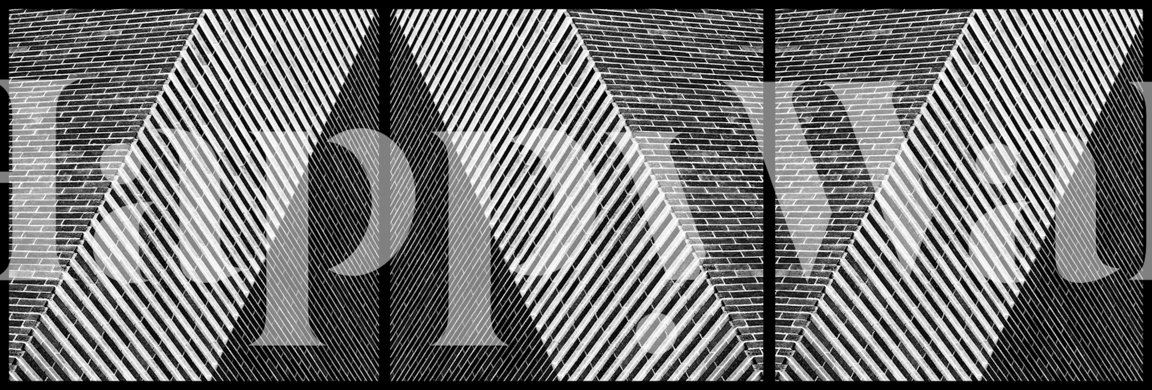 Rolling dice wallpaper in a modern interior