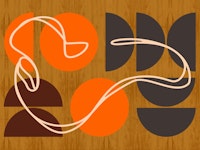 Different Vintage Art on Wood papel de parede