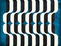 Mid Century Concrete Art tapete