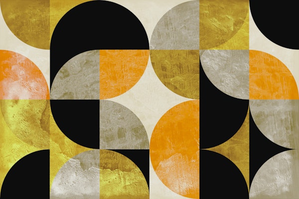 Mid Century Concrete Painting