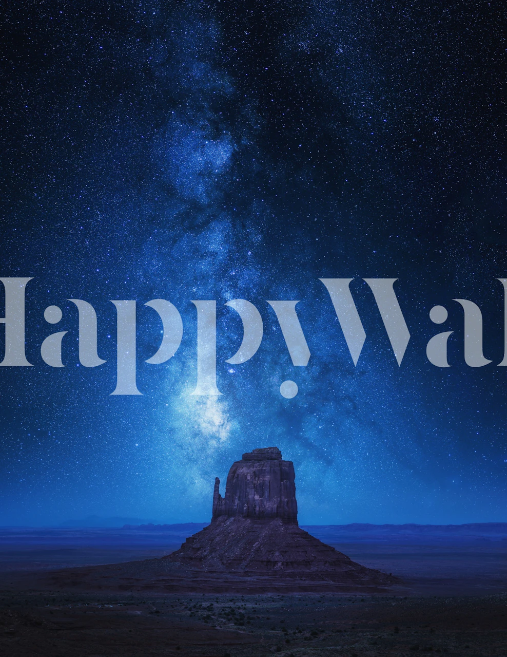 Monument Milkyway tapet visad i ett rum