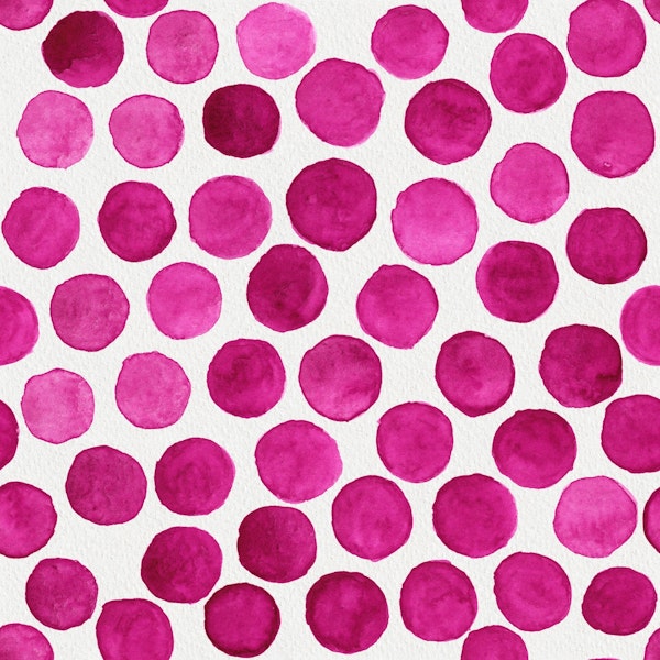 Watercolors Bubbles - Magenta