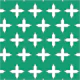 Moss green cross pattern