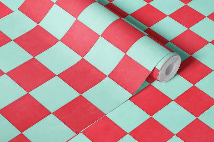 TILES 002 H - Checkerboardwallpaper roll