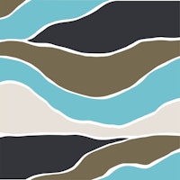 Hand drawn abstract waves ταπετσαρία