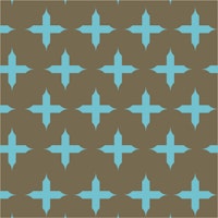 Olive green turquoise cross pattern ταπετσαρία