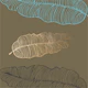 Taupe Mocha Jumbo Palm Leaves
