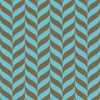 Turquoise Sea Foam Mocha Chevron pattern ταπετσαρία