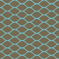 Coffee brown ogee pattern wallpaper