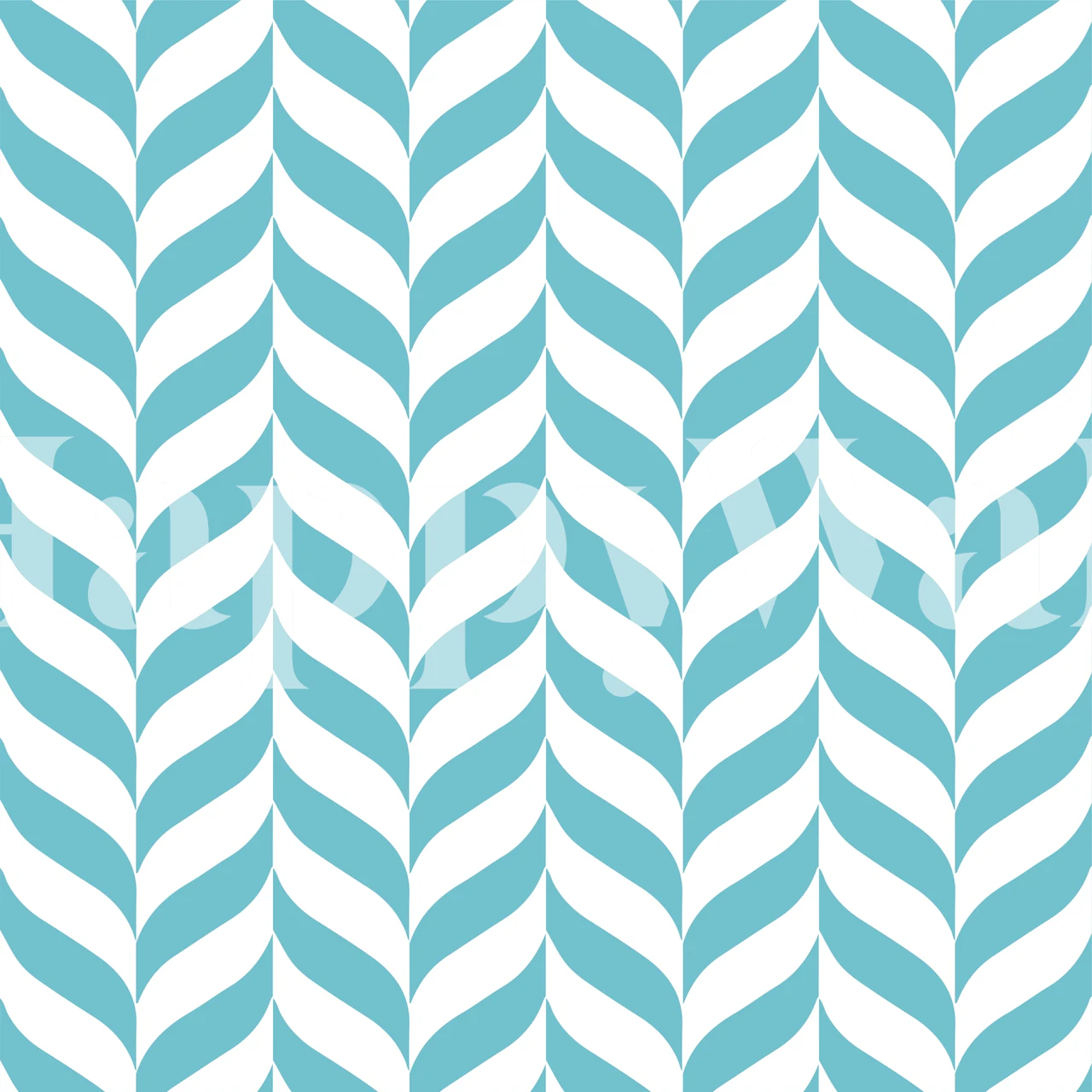 Blue chevron pattern on white background wallpaper