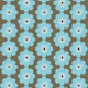 Coffee brown sea foam floral art