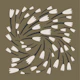 Mocha Brown Coffee Tan Turning Flowers