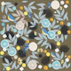 Paradise Garden in Brown Grey