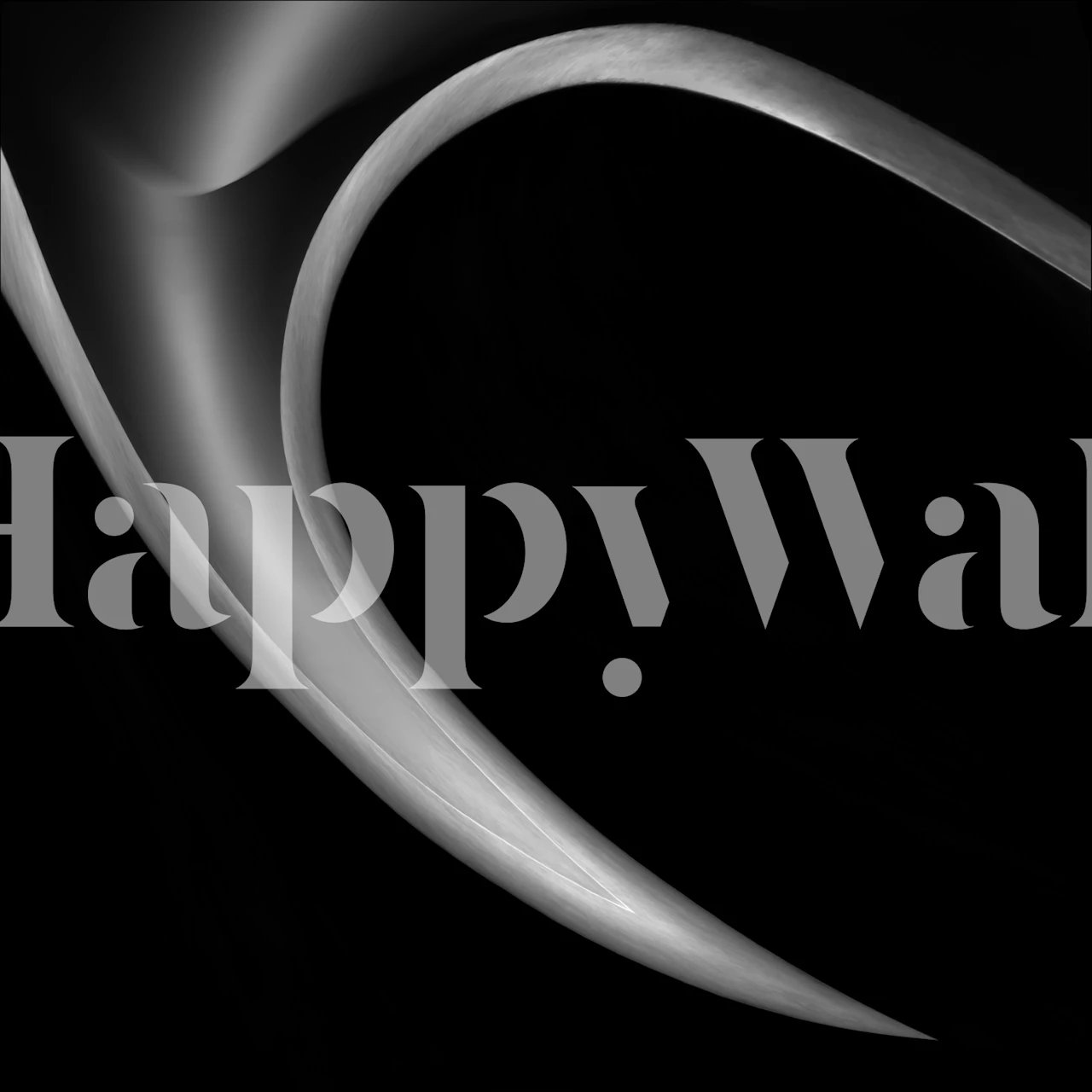 The HorN wallpaper displayed in a room