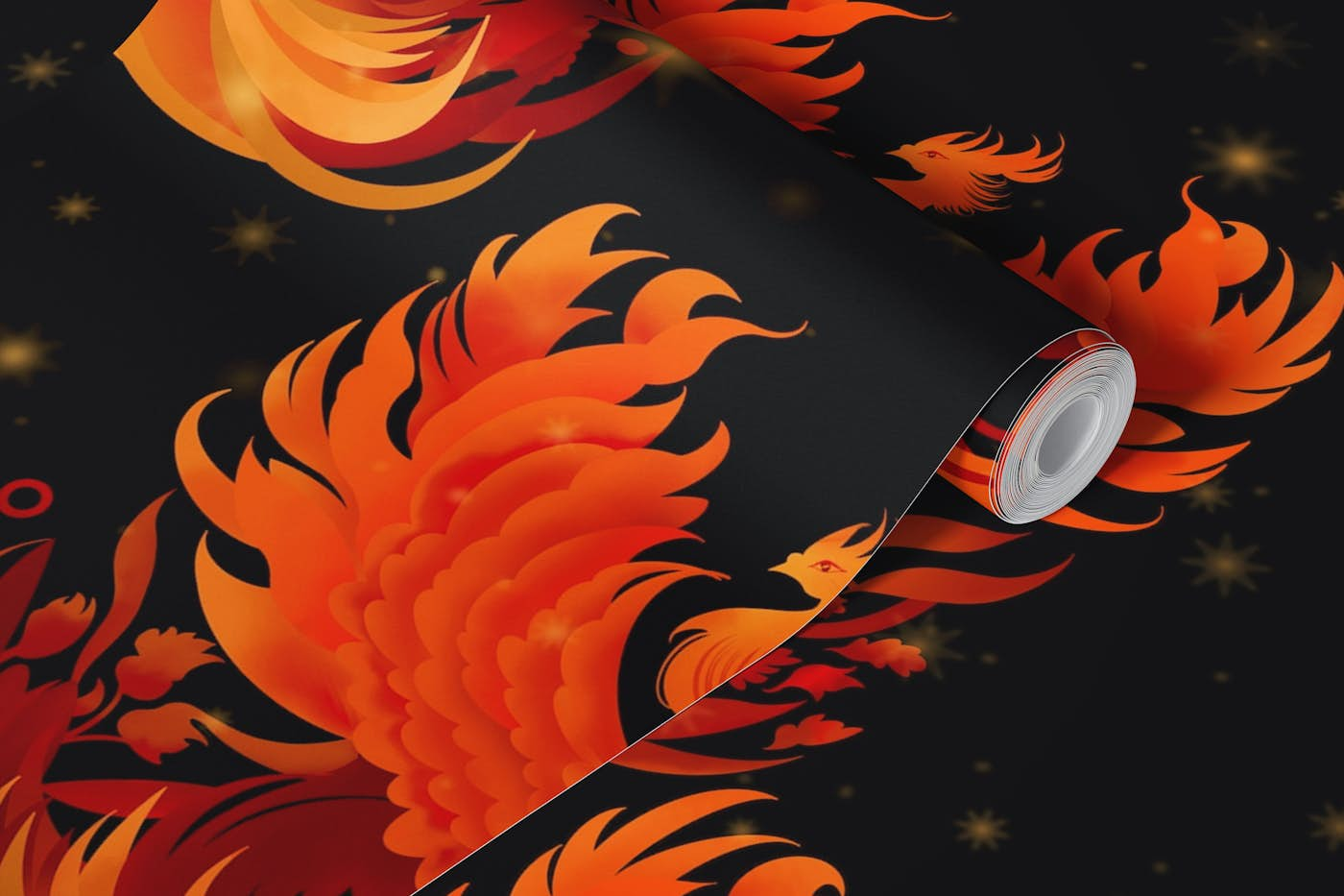 Phoenix Rising wallpaper roll