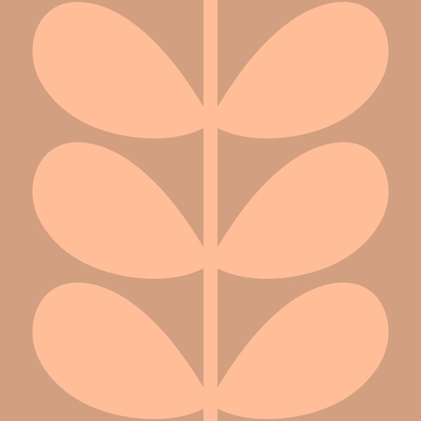 Minimalistic Peach Leaves