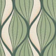 Flowing leaves sage green