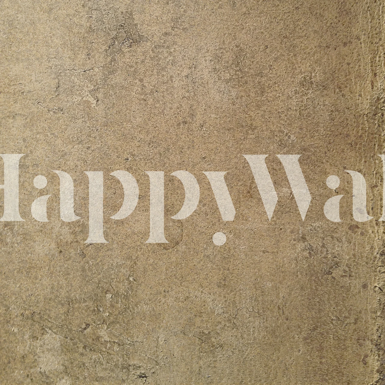 Papel de parede Aged Leather em uma sala estilosa