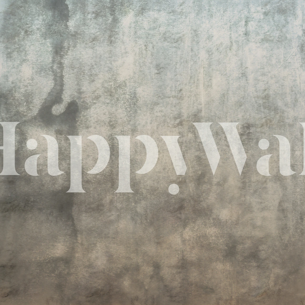 Scratched Watercolour Mercury Flare wallpaper in room