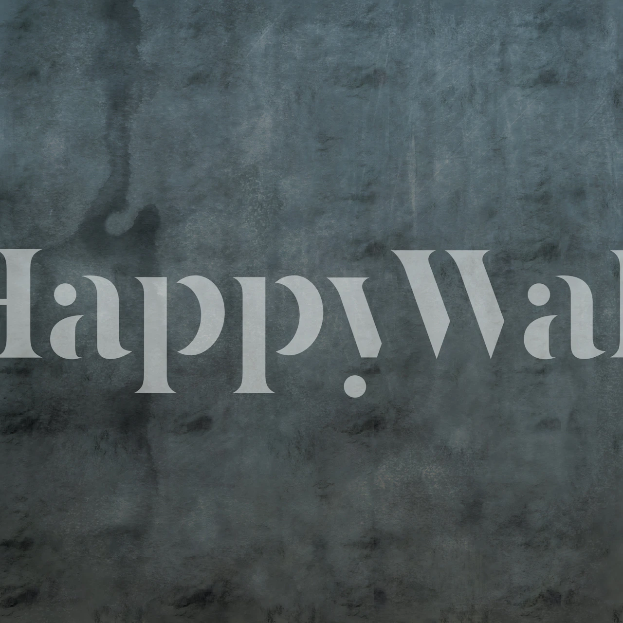 Deep gray scratched watercolor texture wallpaper