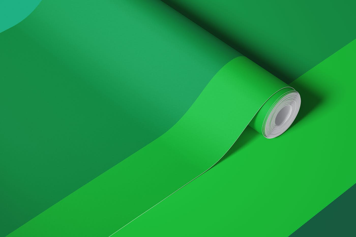 Bold Green Stripes wallpaper roll