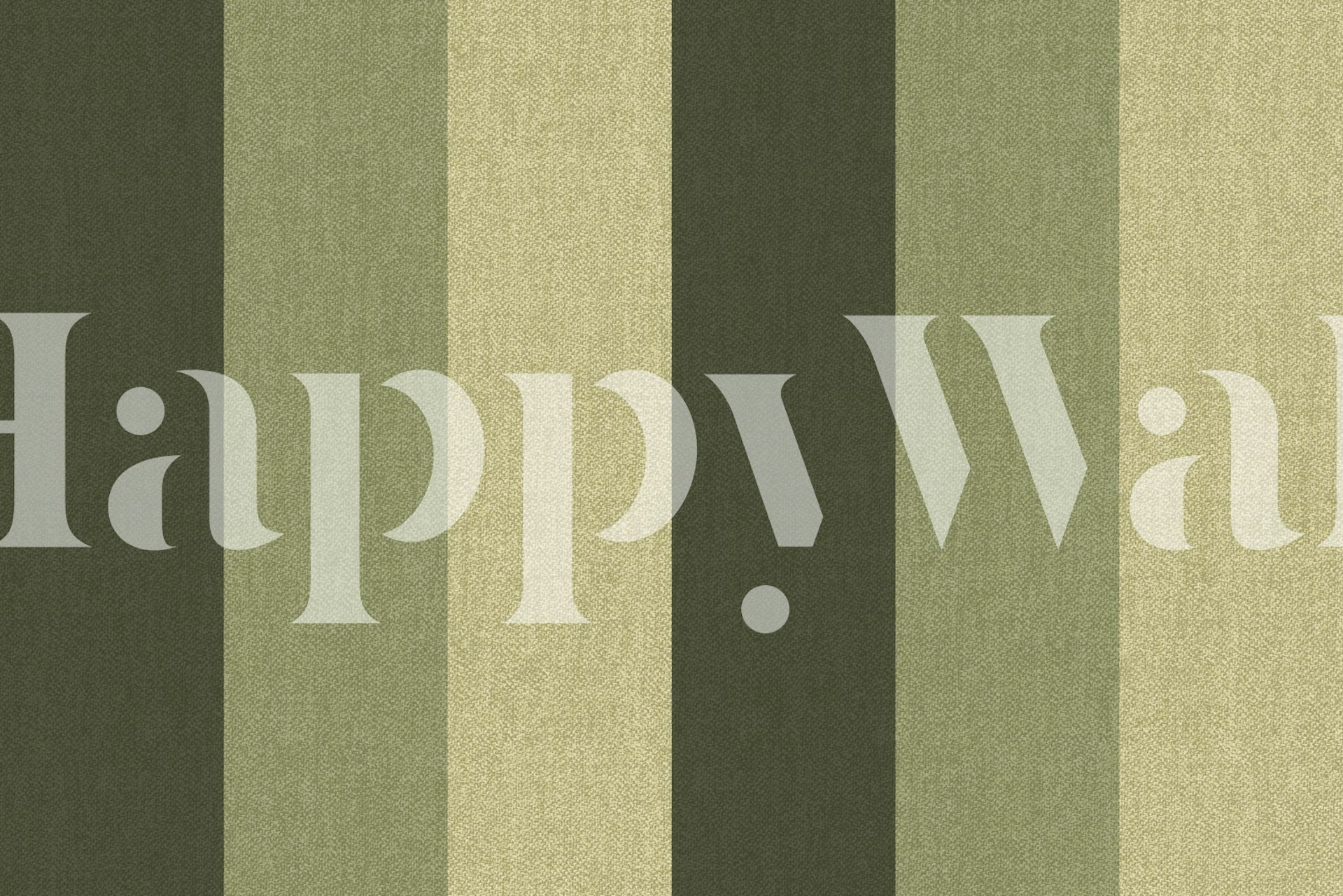 Muted sage green striped wallpaper in a textured pattern