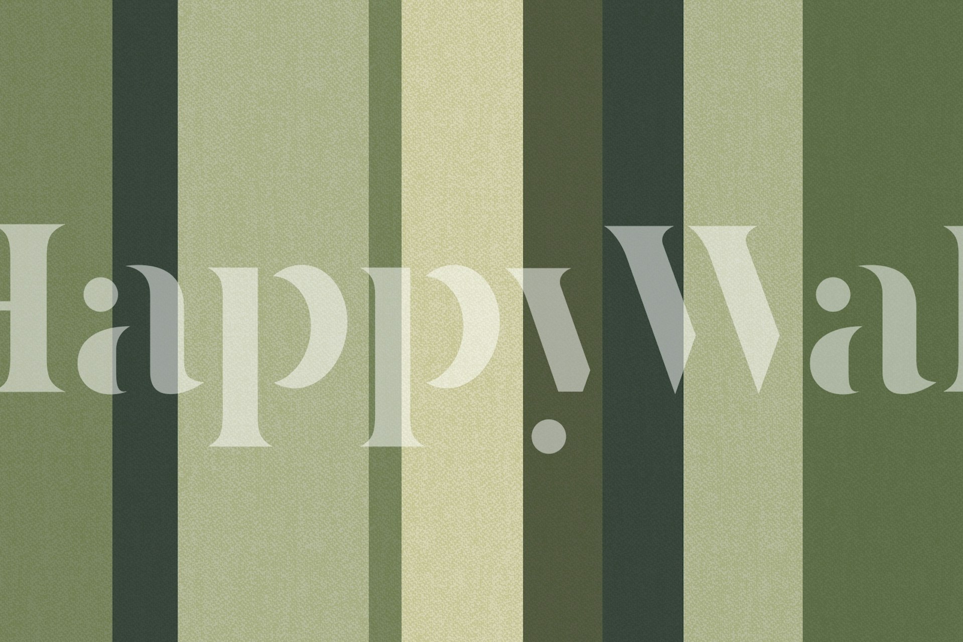 Muted Green Stripes Wallpaper Happywall