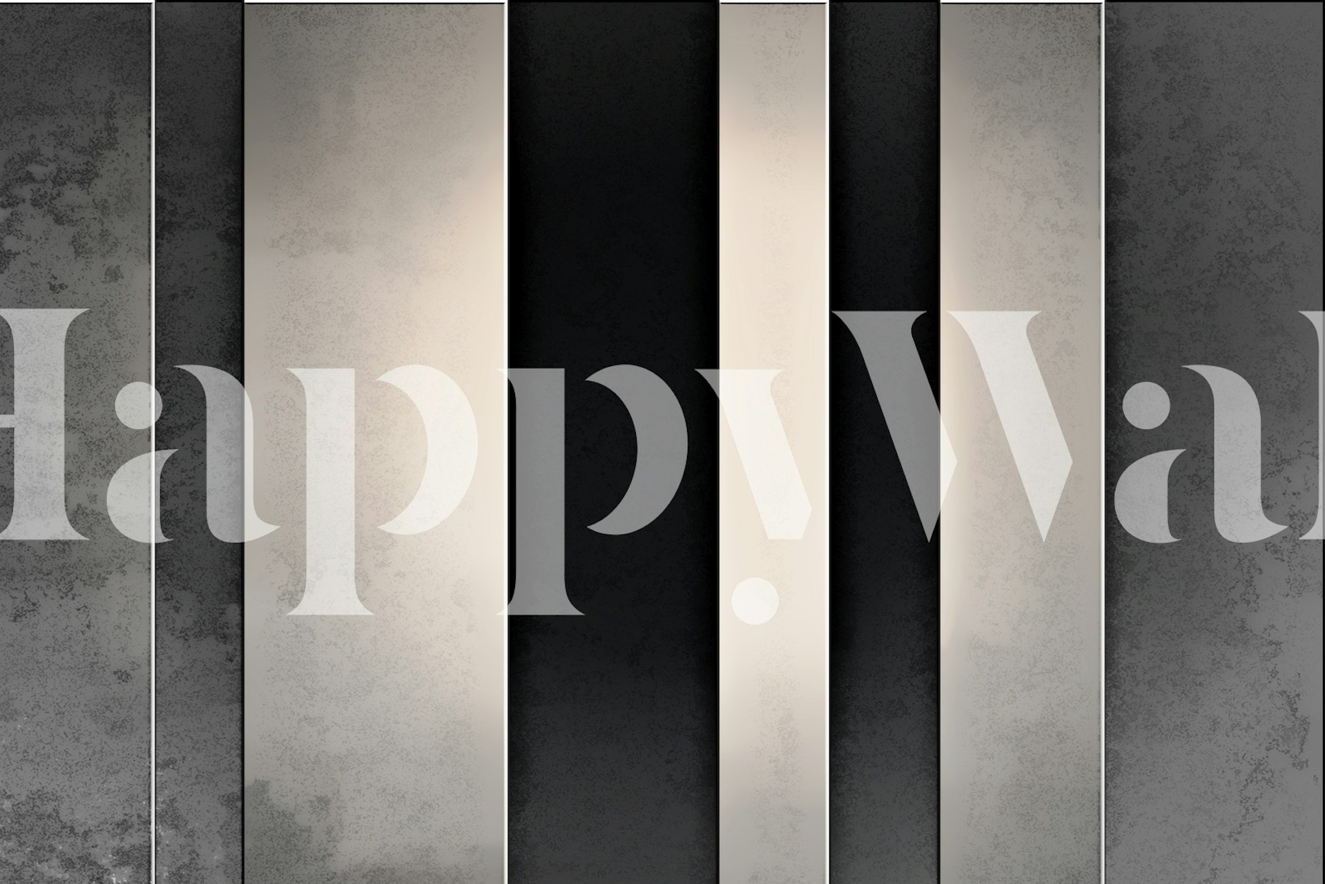 Luxury Grunge Stripes wallpaper in a room