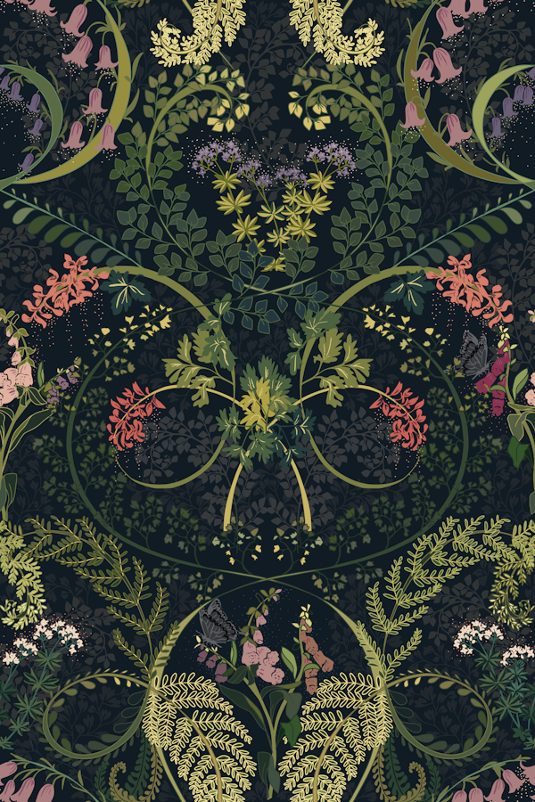 Woodland fauna dark