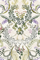 Woodland fauna light wallpaper