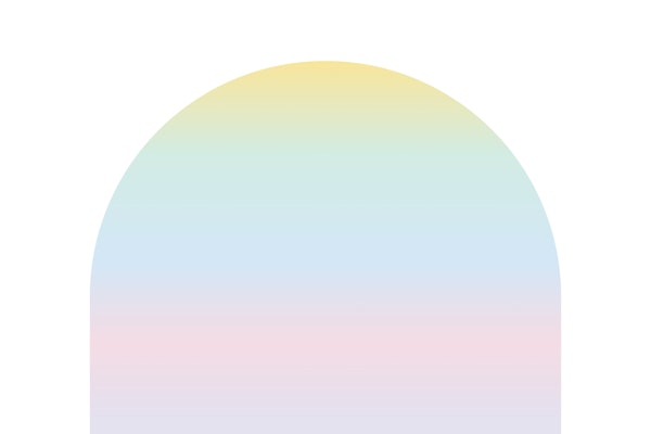 Pastel Rainbow Arch
