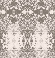 Abstract nature inspired Damask Touch – brown papiers peint