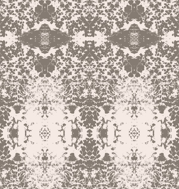 Abstract nature inspired Damask Touch – brown