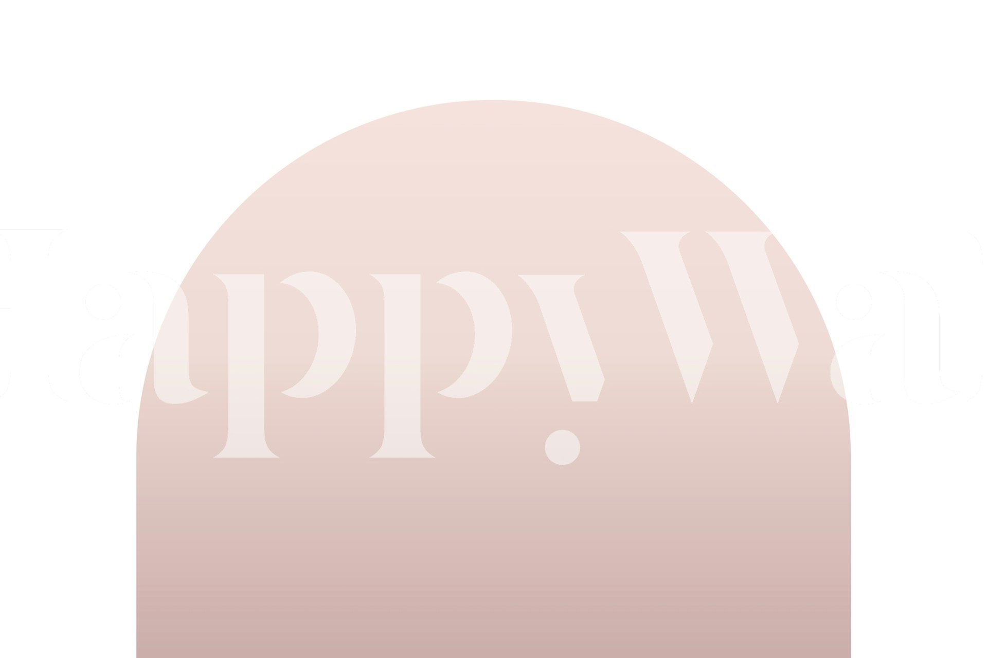 Diseño de papel tapiz Pink Ombre Arch