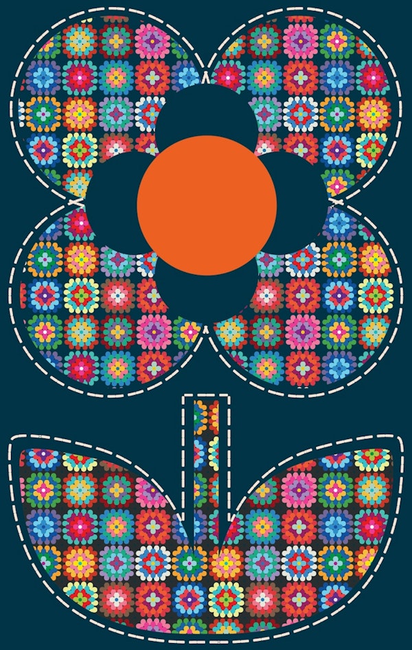 Big Granny Square Bloom