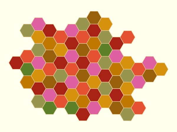 Beehive in Warm Colors