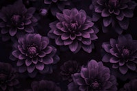 Moody Dahlia Dark Mauve Purple Watercolor tapeta