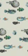 Acquario Fish pattern in cream