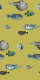 Acquario Fish pattern in lime green