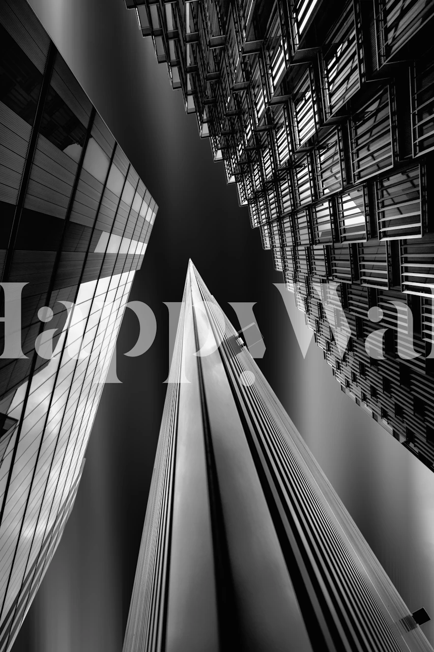 Light Pyramid wallpaper in a modern room