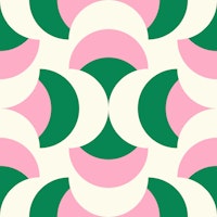Green pink retro abstraction / 3007 A papiers peint