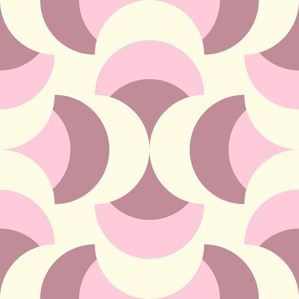 Monochrome pink retro abstraction / 3007 C