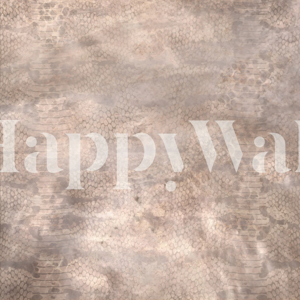 Snake skin pattern in peach and beige tones wallpaper