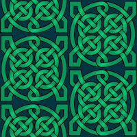 Navy-Green Celtic Knot tapete