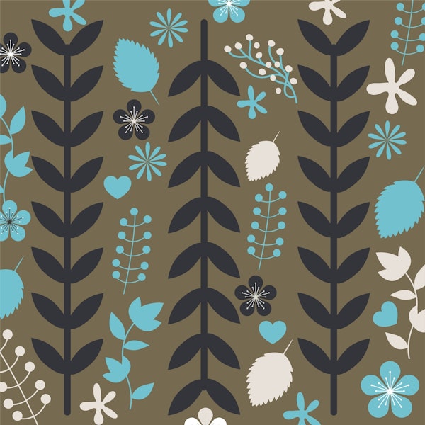 Coffee brown leaves flower garden