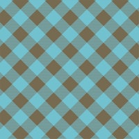 Brown Turquoise Gingham Pattern tapeta
