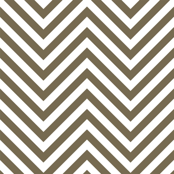 Taupe Brown White Chevron pattern