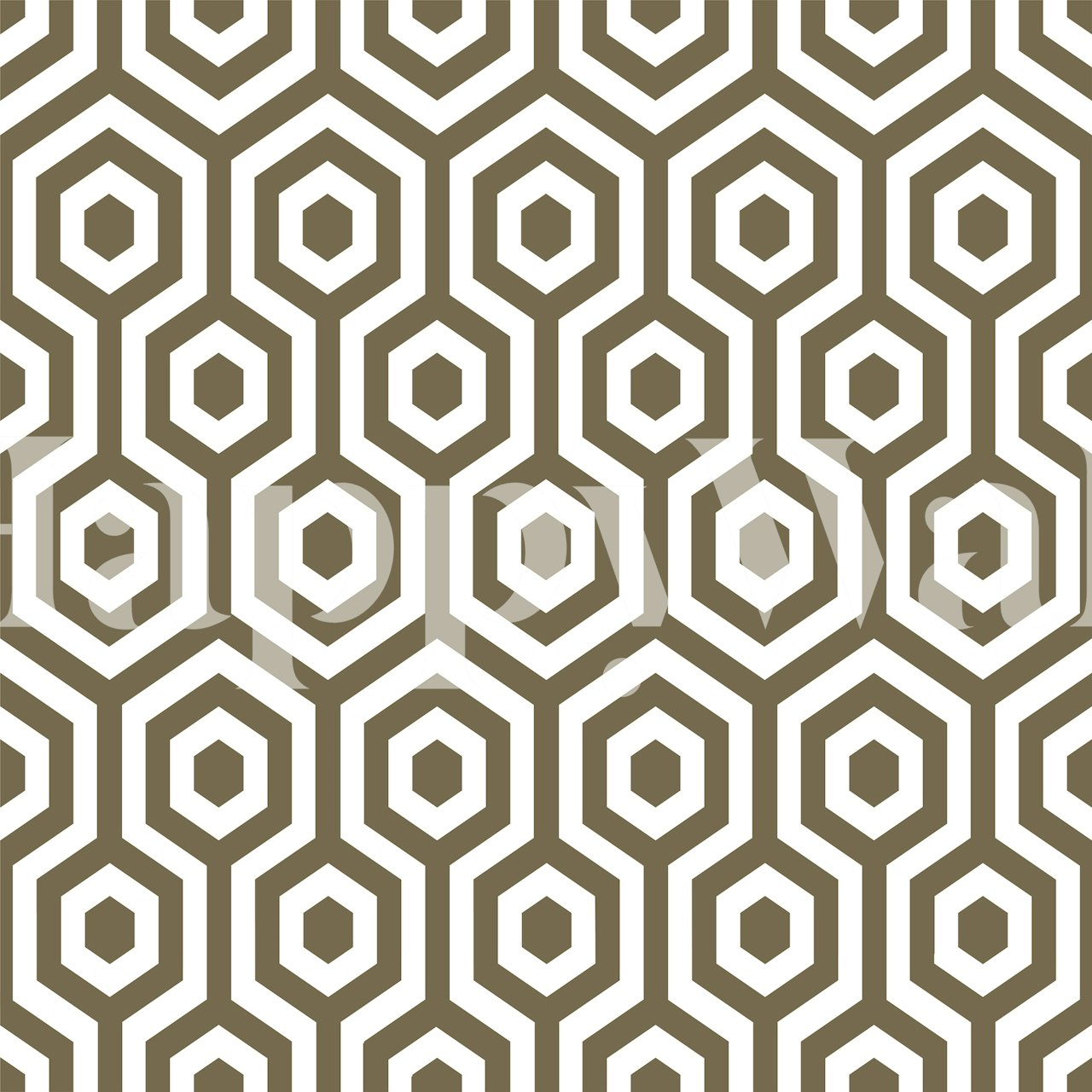 Brown White Beehive wallpaper pattern