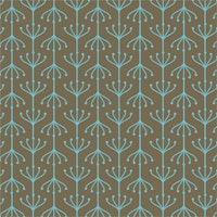 Taupe Floral Ornaments Stripes tapetit