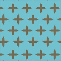 Teal Blue taupe Cross Pattern papiers peint